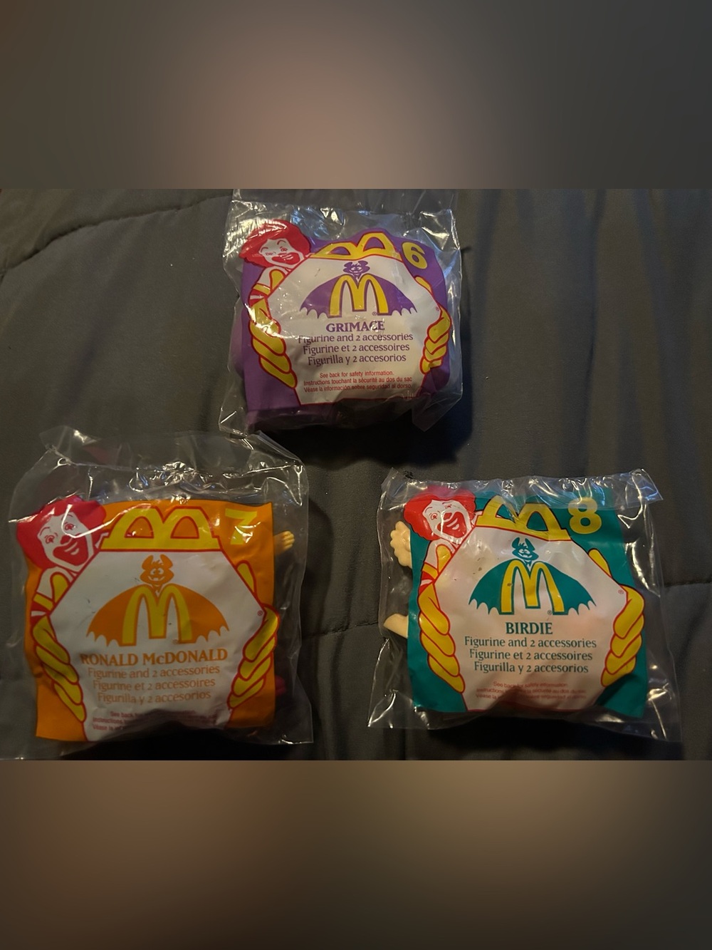 Lot of Vintage McDonald's 1995 Halloween Happy Meal toys. New in sealed bags.